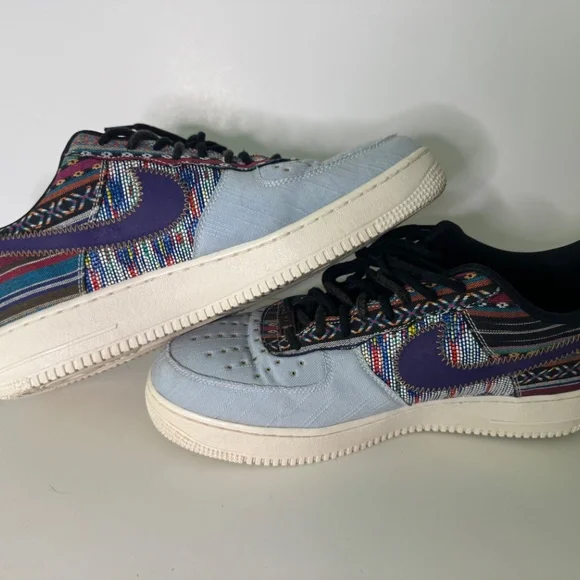 Nike Air Force 1 LV8 Satin Blue - Picture 2 of 5
